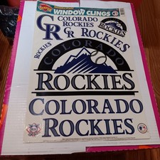 VTG 1996 MLB Baseball Static Cling Window Sticker Decal Official Logo NOS New picture