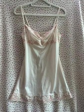 vintage blush lace slip dress japanese Y2K 80s 90s-short style picture