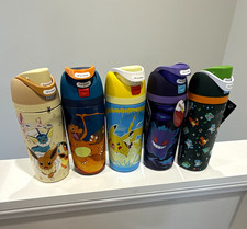 Owala Pokémon 16 fl oz Stainless Steel- comes with all 5 cups picture