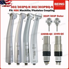 BEING Dental High Speed Handpiece Fiber Optic Air Turbine4/6Hole Coupler Fit NSK picture