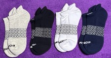 Bombas 4-Pack Ankle Socks Size Large Brand New Unisex Multicolor 4-Pairs picture