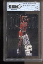 1998-99 Michael Jordan Metal Universe #1 Gem Mint 10 Chicago Bulls GOAT MVP HOF picture