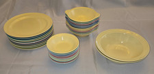 VTG TS&T Taylor Smith Luray Pastels 32 Pc Dinnerware Set Dishes Lot Plates Bowls picture