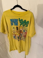 VTG Nickelodeon Made in the 90s Men's XL Yellow Cartoon Graphic T Shirt picture