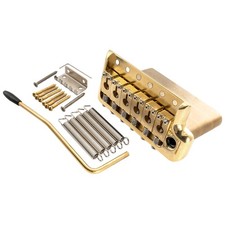 Musiclily Ultra Gold 52.5mm Brass Block Tremolo Bridge For Strat ST Guitar picture