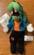 Disney Store Theme Park Goofy Frankenstein Goofenstein Vtg  Bean Bag Plush NWT picture