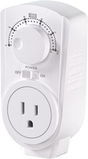 Econohome Adjustable Thermostat - Universal Plugin Heating & Cooling Thermostat picture