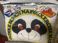 Vintage Nap Mat Panda Bear  Kids Nap Mat 45 X 26 picture