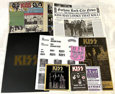 KISS Dressed To Kill Backstage Passes Sticker Folder News DTK 50Th Anniv Box Lot picture
