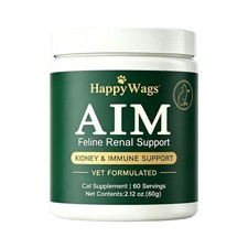 Happy Wags Aim For Cats Powder, Happywags Aim Kidney & Immune Support, 60g picture