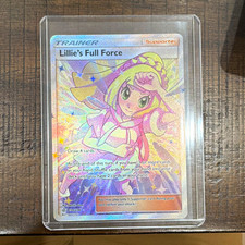 Lillie's Full Force 230/236 SM Cosmic Eclipse Full Art Holo ENG picture