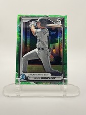 Jacob Gonzalez 2024 Bowman Chrome Green Lunar Refractor #BCP-41 picture
