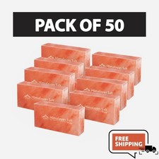 Natural Himalayan Pink Salt Rock Bricks 8x4x2 Spa Sauna Therapy Wall Pack Blocks picture