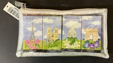Fragonard Pouch with 4 perfume 15 ml Violet May Rose Orange Blossom Verveine picture