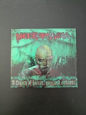 Legacy of Horror, Gore and Sickness by Necrophagia CD,2000 Baphomet Record Death picture