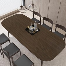 CONPAPER Walnut Wood Grain Contact Paper Peel And Stick 30.3x157 Inch Thick picture