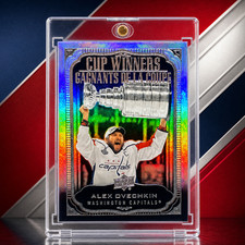 Alex Ovechkin RARE RAINBOW STANLEY CUP REFRACTOR INVESTMENT CARD SSP CAPITALS picture