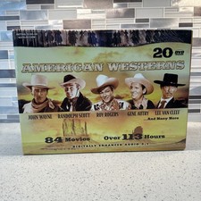 American Westerns 20 DVD vid 84 Movies John Wayne, G Autry, R Scott, L Can Cleff picture