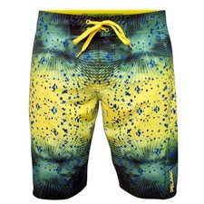 NEW Pelagic Sharkskin Men's 40 Green Psycho Dorado BoardShorts Fishing Trunks picture