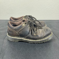 Doc Dr Martens Boots Mens 7 Brown Ashridge NS Low Top Leather Soft Toe Shoes picture