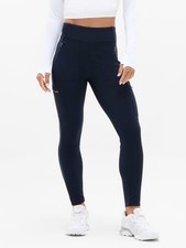 Athleta Headlands Hybrid Cargo Tight Leggings Black Women’s Size 0P Petite 6-Poc picture