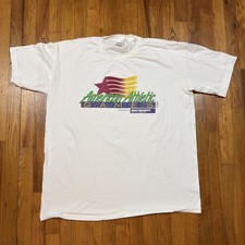 Vtg 90s Murina T Shirt Mens XXL White 100% Cotton Single Stitch Graphic Print picture