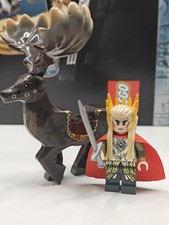 NEW Thranduil with Great Elk Custom Lego Minifigure Lord of the Rings The Hobbit picture