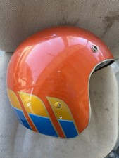 Vintage Bell-Toptex Open Face Racing Helmet Circa 1970 With Snell & SHCA Cert. picture