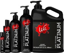 WET Platinum Pure Silicone Premium Silicone Based Luxury Lube Lubricant picture
