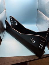 Sparco 600W Seat Bracket Competition Side Mount Adjustable Aluminum Black NEW picture