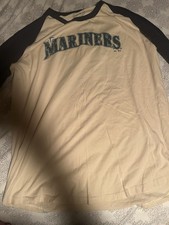Seattle Mariners Ken Griffey Jr. #24 3/4-sleeve raglan shirt by Majestic Threads picture