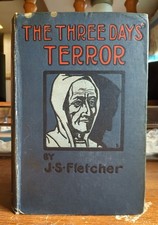 1901 The Three Days Terror J.S. Fletcher - Rare Antique Apocalypse Fiction Book picture