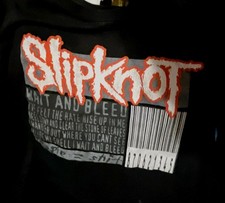 Slipknot Wait and Bleed Black Graphic T-Shirt Rock & Pop Music Band Shirt picture