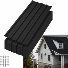 Galvanized 20 Pcs Corrugated Metal Roof Panels Screws Carport Pergola Patio picture