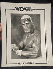 Original Hulk Hogan WCW Debut Promo Photo 1994 WWF NWO HOLLYWOOD WWE Wrestling picture