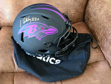 Radtke Sports Isaiah Likely Signed Baltimore Ravens NFL Helmet Black/Purple picture