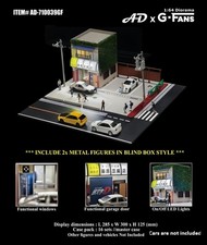 American Diorama x G Fans 1:64 Initial D Tofu Shop Diorama with 2 Figures picture