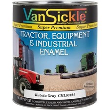 Kubota Gray Tractor Paint Quart fits Paint, Sealants, Lubricants, Chemicals picture