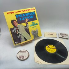 Frankie Lymon - Hits And Rareties VG+/VG+ 1987 Ultrasonic Clean Vinyl picture