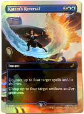 MTG Katara's Reversal (Borderless Foil) Avatar Eternal-Legal 63 NM picture