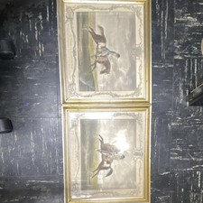 Three  1755 engravings framed by Richard Huston picture