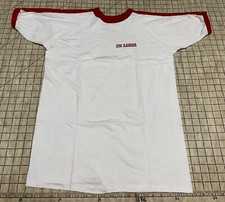 Vintage 1970s USS Ranger Velva Sheen Ringer T-Shirt US Navy  picture