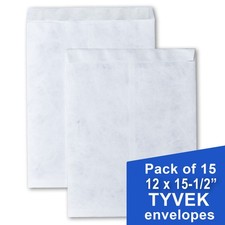Tyvek Envelopes 12 x 15-1/2