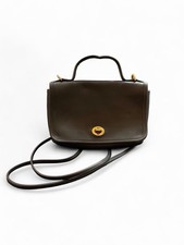 Vintage COACH Casino Bag 9924 Top Handle Crossbody Black Leather Bag 90’s picture