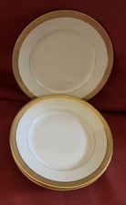 B &C L.Bernardaud &Co Limoges Gold Band Trim Bread And Butter Plates Set Of 6 picture