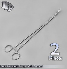 2 MEGA FORCEPS HEMOSTATS TOOL S.STEEL 24