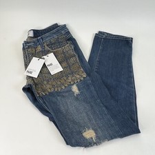 PAIGE JIMMY JIMMY SKINNY JOSEPHINE DISTRESSED BLUE JEANS SIZE 27 NWT picture