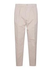 BRUNELLO CUCINELLI MEN'S BEIGE PLEATED TAILORED TROUSERS MSRP $1095 picture