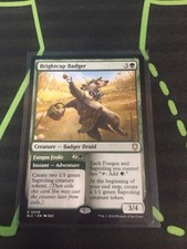 MTG Magic The Gathering Brightcap Badger BLC Rare Fungus Saproling Tribal picture
