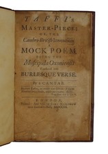1709 TAFFI'S MASTERPIECE Poetry ENGLISH TRANSLATION OF SATIRE ON THE WELSH Poem picture